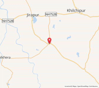 Map of Chhapera, Madhya Pradesh