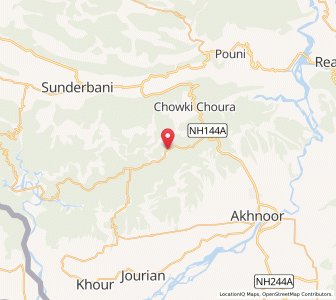 Map of Chhapparwala, Kashmir