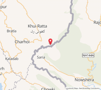 Map of Chhapriar, Kashmir