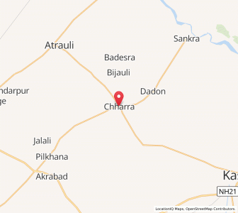 Map of Chharra, Uttar Pradesh