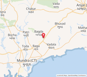 Map of Chhasra, Gujarat