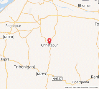 Map of Chhatapur, Bihar