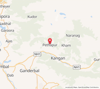 Map of Chhatargul Pethapur, Kashmir