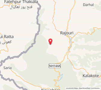 Map of Chhati Miari, Kashmir