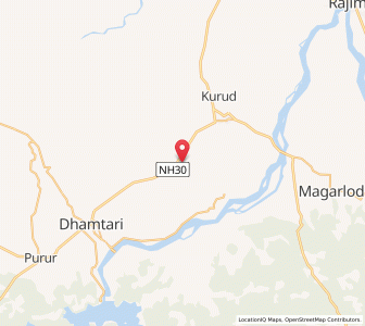 Map of Chhati, Chhattisgarh
