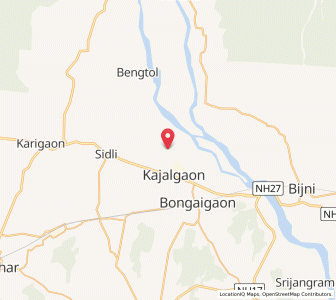 Map of Chhatibargaon, Assam