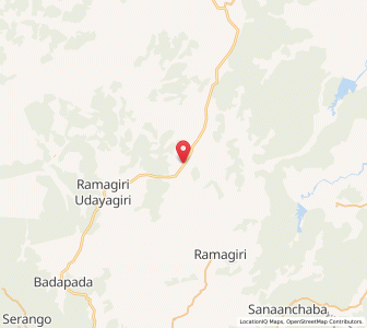 Map of Chheligada, Odisha