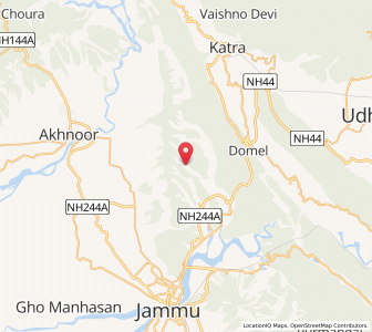 Map of Chhibba, Kashmir