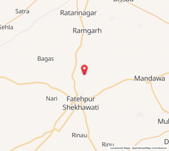 Map of Chhota Godiya, Rajasthan