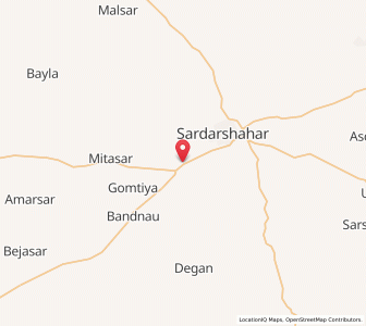 Map of Chhoti Sawai, Rajasthan