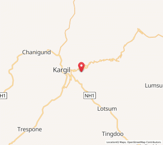 Map of Chhutumel, Kashmir