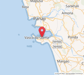Map of Chicalim, Goa