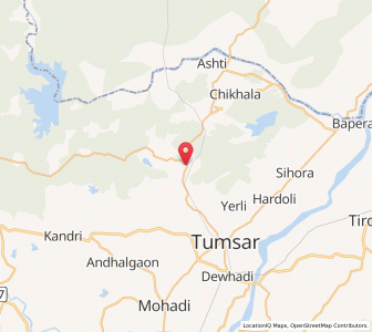 Map of Chicholi, Madhya Pradesh