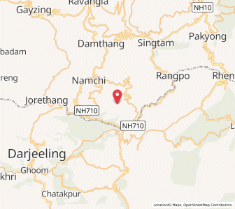 Map of Chidam, Sikkim