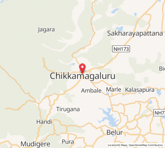 Map of Chikmagalur, Karnataka