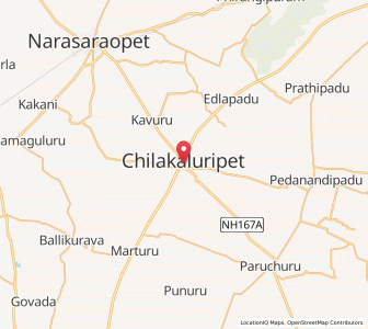 Map of Chilakalurupet, Andhra Pradesh