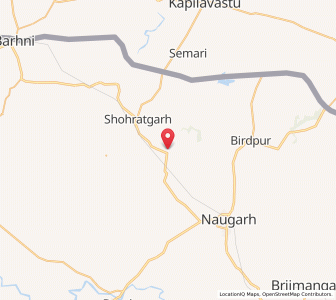 Map of Chilia, Uttar Pradesh
