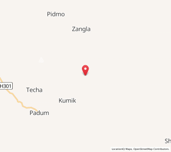 Map of Chilingkik, Kashmir