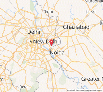 Map of Chilla Soroda Bangar, Delhi