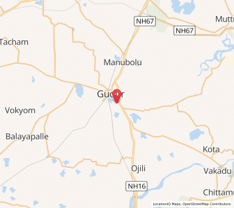 Map of Chillakur, Andhra Pradesh