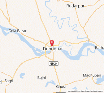 Map of Chillupar, Uttar Pradesh