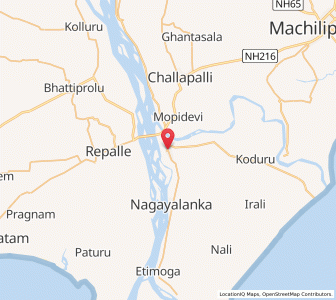 Map of Chinapandraka, Andhra Pradesh