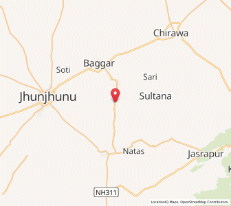 Map of Chinchroli, Rajasthan