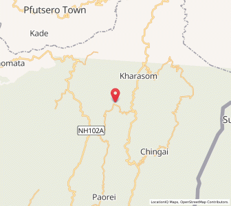 Map of Chingjui, Manipur