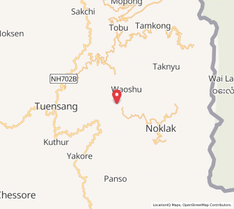 Map of Chingmei, Nagaland