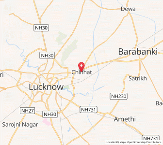 Map of Chinhat, Uttar Pradesh