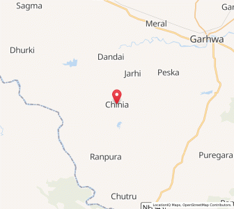 Map of Chinia, Chhattisgarh