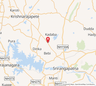 Map of Chinkurali, Karnataka