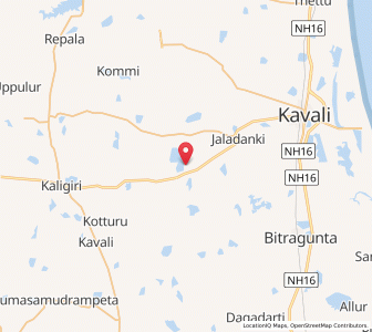 Map of Chinnakraka, Andhra Pradesh