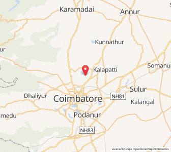 Map of Chinnavadampatti, Tamil Nadu