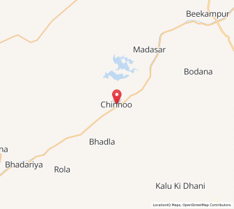 Map of Chinnu, Rajasthan