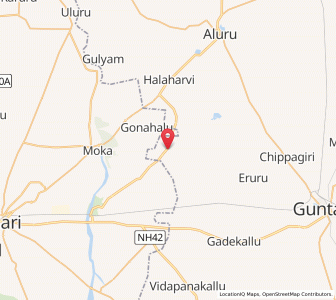 Map of Chintakunta, Andhra Pradesh