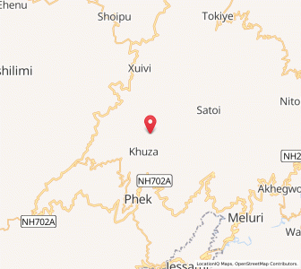 Map of Chipoketami, Nagaland