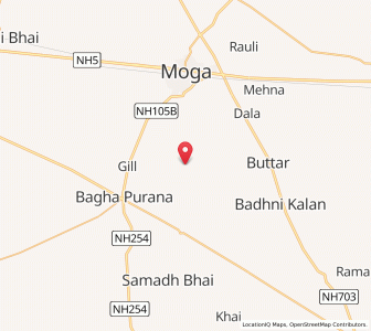 Map of Chirak, Punjab