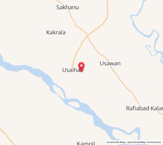 Map of Chirani, Uttar Pradesh