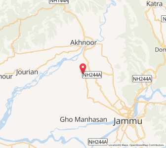 Map of Chirhi, Kashmir