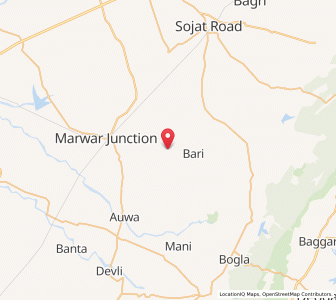 Map of Chirpatia, Rajasthan