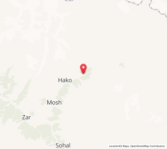 Map of Chishot, Kashmir