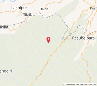Map of Chisimgiri, Assam