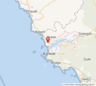 Map of Chitakul, Karnataka