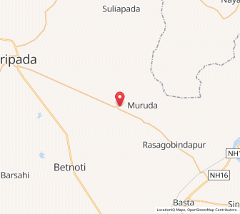 Map of Chitarda, Odisha