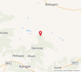 Map of Chitardalau, Kashmir