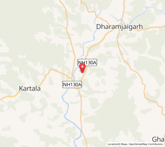 Map of Chithra, Chhattisgarh