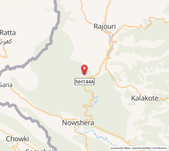 Map of Chitiari, Kashmir