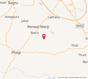 Map of Chitora, Rajasthan