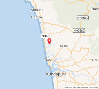 Map of Chittadi, Karnataka